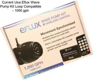 Current Usa Eflux Wave Pump Kit Loop Compatible - 1050 gph