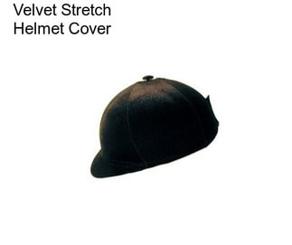 Velvet Stretch Helmet Cover