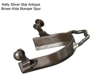 Kelly Silver Star Antique Brown Kids Bumper Spur