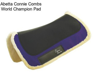 Abetta Connie Combs World Champion Pad