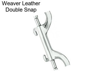 Weaver Leather Double Snap