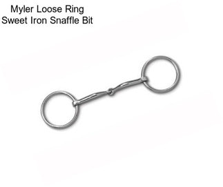 Myler Loose Ring Sweet Iron Snaffle Bit