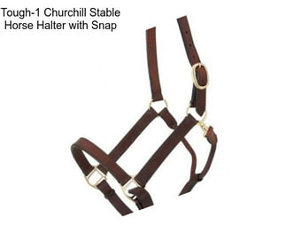 Tough-1 Churchill Stable Horse Halter with Snap