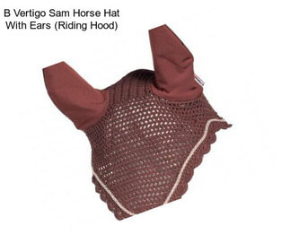 B Vertigo Sam Horse Hat With Ears (Riding Hood)