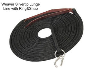 Weaver Silvertip Lunge Line with Ring&Snap