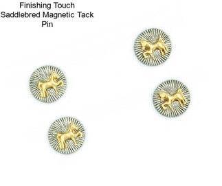 Finishing Touch Saddlebred Magnetic Tack Pin