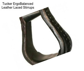 Tucker ErgoBalanced Leather Laced Stirrups