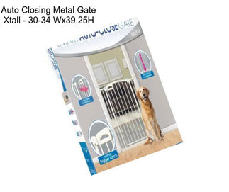 Auto Closing Metal Gate Xtall - 30-34 Wx39.25H