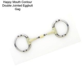 Happy Mouth Contour Double Jointed Eggbutt Gag