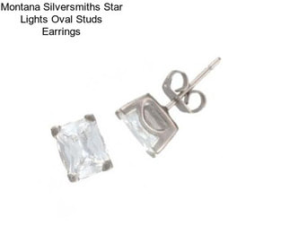 Montana Silversmiths Star Lights Oval Studs Earrings