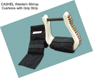 CASHEL Western Stirrup Cushions with Grip Strip