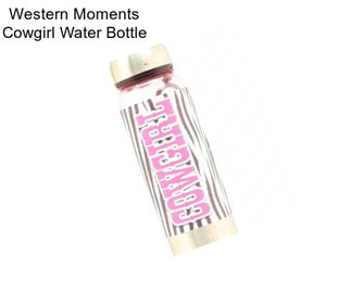 Western Moments Cowgirl Water Bottle