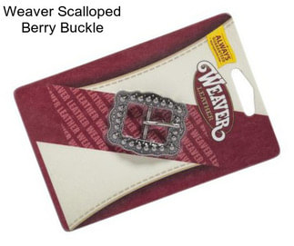 Weaver Scalloped Berry Buckle