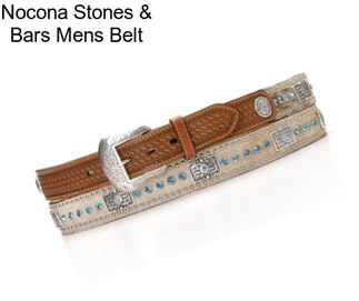 Nocona Stones & Bars Mens Belt