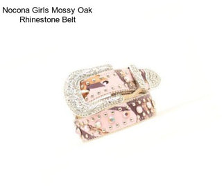 Nocona Girls Mossy Oak Rhinestone Belt