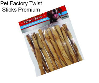 Pet Factory Twist Sticks Premium