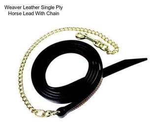 Weaver Leather Single Ply Horse Lead With Chain