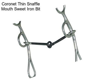 Coronet Thin Snaffle Mouth Sweet Iron Bit