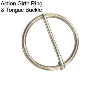 Action Girth Ring & Tongue Buckle