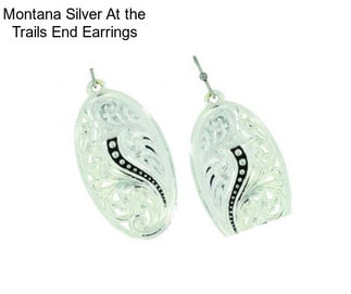 Montana Silver At the Trails End Earrings