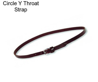 Circle Y Throat Strap