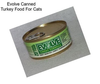 Evolve Canned Turkey Food For Cats