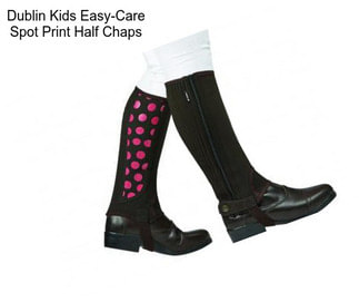 Dublin Kids Easy-Care Spot Print Half Chaps