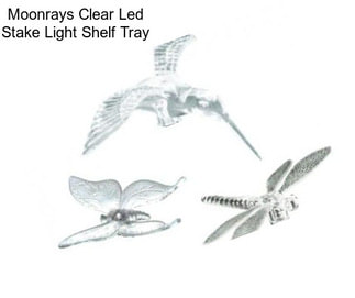 Moonrays Clear Led Stake Light Shelf Tray