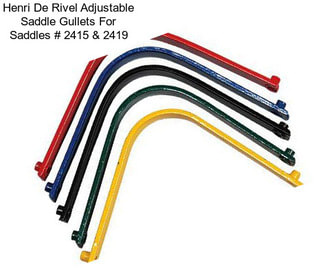 Henri De Rivel Adjustable Saddle Gullets For Saddles # 2415 & 2419
