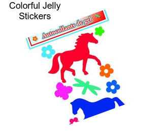 Colorful Jelly Stickers