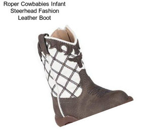 Roper Cowbabies Infant Steerhead Fashion Leather Boot