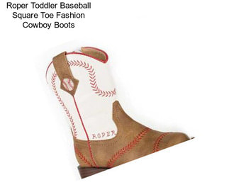 Roper Toddler Baseball Square Toe Fashion Cowboy Boots