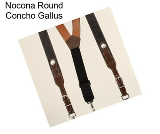 Nocona Round Concho Gallus