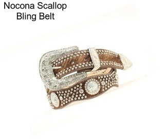 Nocona Scallop Bling Belt