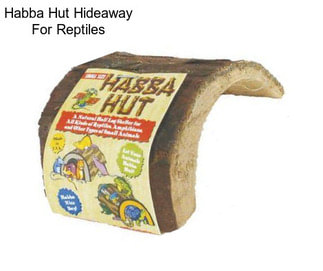 Habba Hut Hideaway For Reptiles