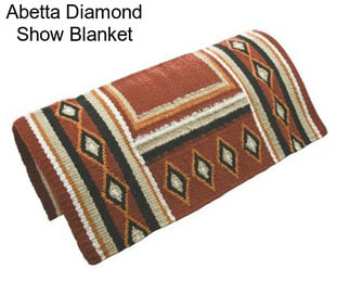 Abetta Diamond Show Blanket