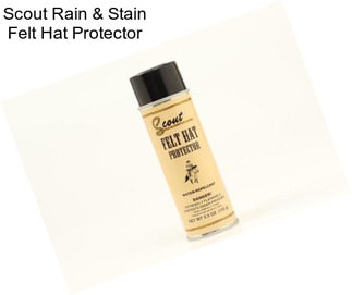 Scout Rain & Stain Felt Hat Protector