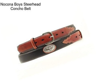 Nocona Boys Steerhead Concho Belt