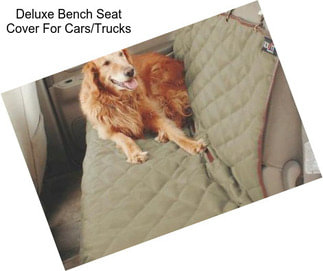 Deluxe Bench Seat Cover For Cars/Trucks