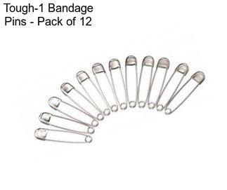 Tough-1 Bandage Pins - Pack of 12