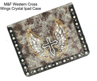 M&F Western Cross Wings Crystal Ipad Case