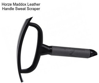 Horze Maddox Leather Handle Sweat Scraper