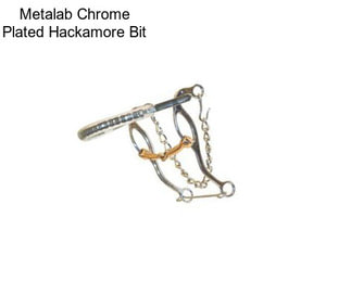 Metalab Chrome Plated Hackamore Bit