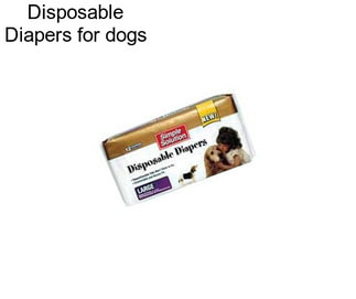 Disposable Diapers for dogs