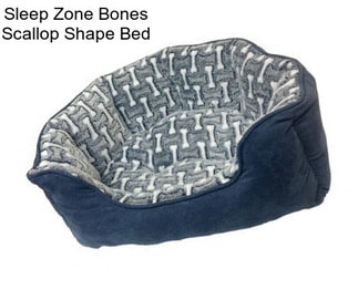 Sleep Zone Bones Scallop Shape Bed