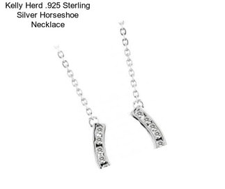 Kelly Herd .925 Sterling Silver Horseshoe Necklace