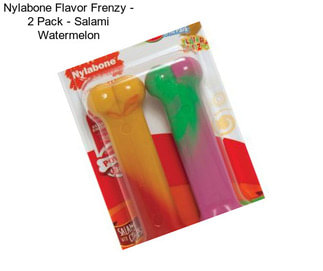 Nylabone Flavor Frenzy - 2 Pack - Salami Watermelon