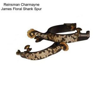 Reinsman Charmayne James Floral Shank Spur