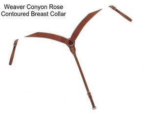 Weaver Conyon Rose Contoured Breast Collar