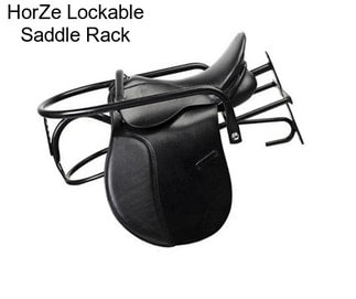 HorZe Lockable Saddle Rack